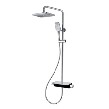 Colonne de douche européenne avec mélangeur robinet salle de bain thermostatique de pluie de bain de bain de bain